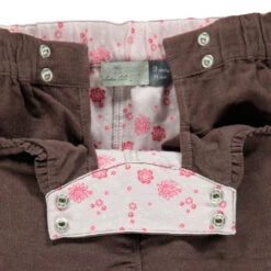 Pantalon En Velours Doublé Jersey Avec Broderies -Orchestra JN120D MARR 3 X