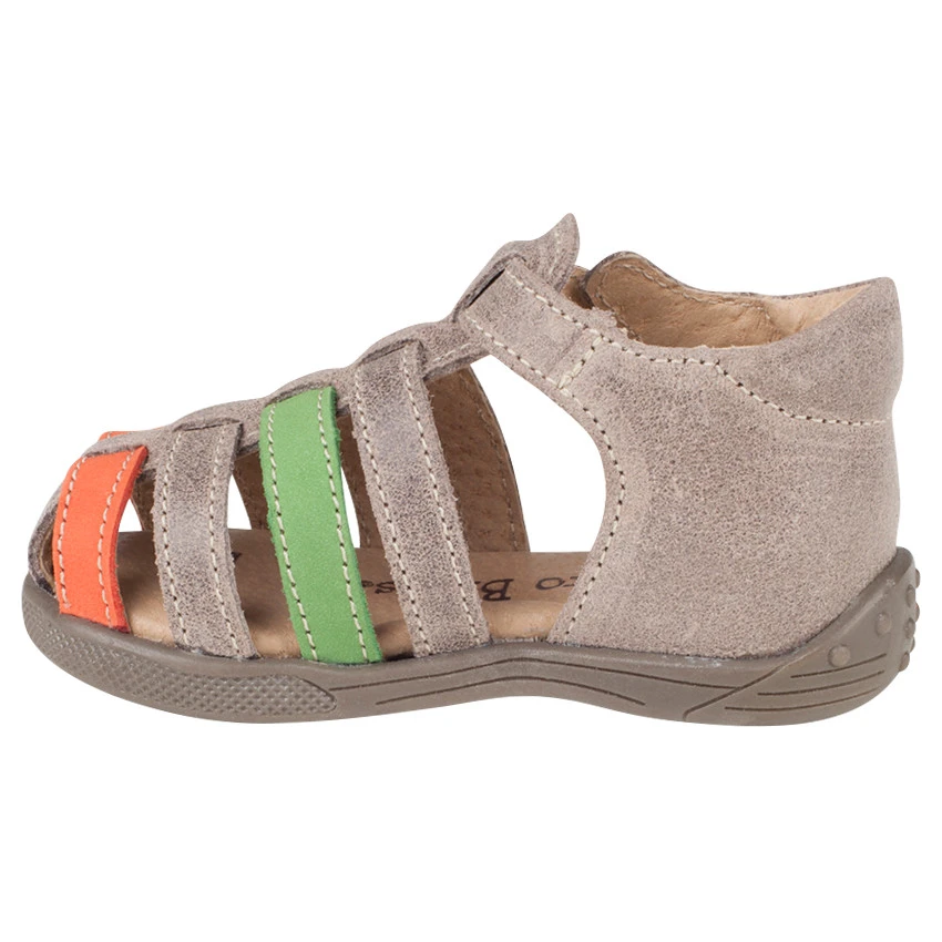 Nu-pieds Avec Boucle Réglable Et Lanières Contrastées 2 Nu-pieds Avec Boucle Réglable Et Lanières Contrastées – Image 2