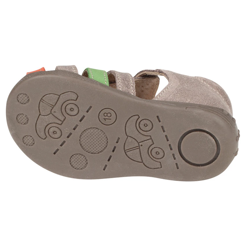 Nu-pieds Avec Boucle Réglable Et Lanières Contrastées 3 Nu-pieds Avec Boucle Réglable Et Lanières Contrastées – Image 3