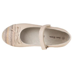 Babies En Cuir Effet Nacré Avec Scratch Et Strass Fantaisie 5 Babies En Cuir Effet Nacré Avec Scratch Et Strass Fantaisie -Orchestra KCMC05 BEIG 3 X