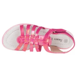 Nu-pieds Coloris Fushia Effet Nacré Du 28 Au 35 -Orchestra KCMG07 FUSH 3 X