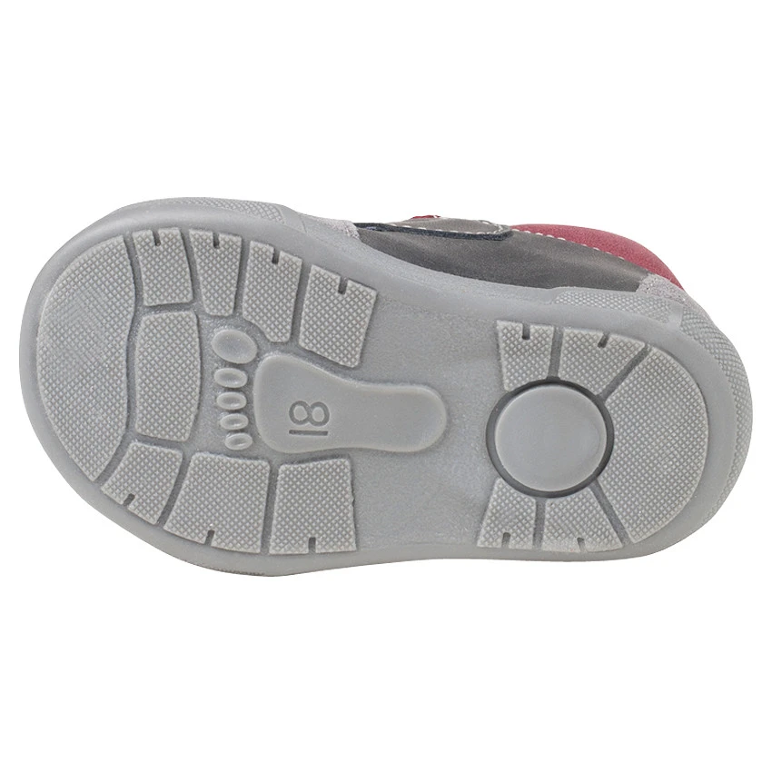 Bottillons En Cuir Bi-matière Avec Large Scratch 3 Bottillons En Cuir Bi-matière Avec Large Scratch – Image 3