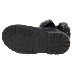 Bottines Noires En Cuir Avec Col En Fausse Fourrure -Orchestra LCIK0Q NOIR 3 X