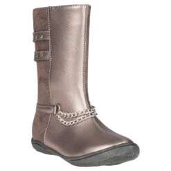 Bottes Effet Irrisé Avec Chaines Et Brides Fantaisie