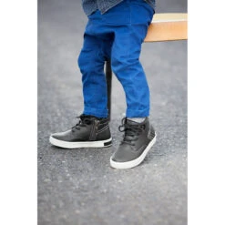 Bottillons Aspect Cuir Unis à Lacets Et Zip -Orchestra LCJA0L NOIR 4 X