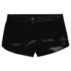 Junior - Short Court En Twill Effet Satiné Brodé