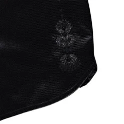 Junior - Short Court En Twill Effet Satiné Brodé -Orchestra LM2000 NOIR 3 X