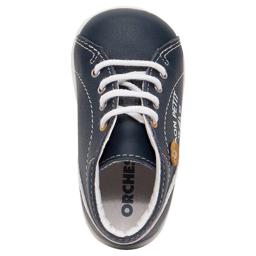 Bottillons En Cuir à Lacets Avec Bateau Printé 3 Bottillons En Cuir à Lacets Avec Bateau Printé – Image 3