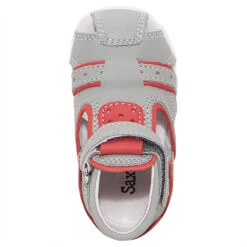 Nu-pieds En Cuir à Scratch Avec Empiècements Contrastés -Orchestra MCDG00 GRIS 3 X