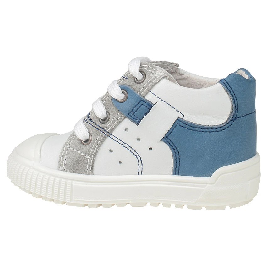 Bottillons à Lacets En Cuir Bi-matière 2 Bottillons à Lacets En Cuir Bi-matière – Image 2