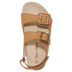 Nu Pieds En Cuir Camel Avec Boucles Métal Du 29 Au 35 -Orchestra MCNG0G CAME 3 X