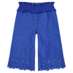 Pantacourt Large En Broderie Anglaise