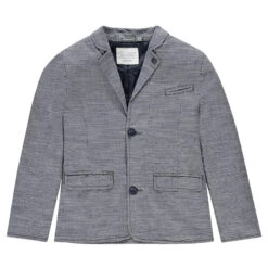 Junior - Blazer En Coton Flammé Doublé Nylon