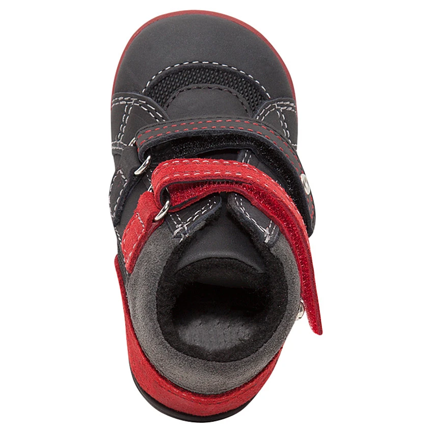 Bottillons En Cuir Contrastés Avec Ouverture à Scratch 3 Bottillons En Cuir Contrastés Avec Ouverture à Scratch – Image 3