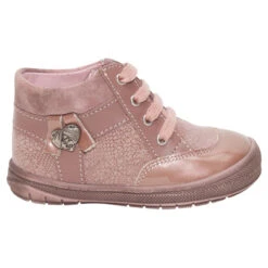 Bottillons En Cuir Avec Rivet Coeur