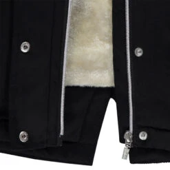 Parka Longue Déperlante Doublée Sherpa à Capuche Et Fausse Fourrure -Orchestra NF380O NOIR 4 X