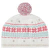 Bonnet En Tricot Avec Motif Jacquard Et Pompon