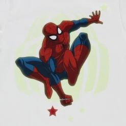 Pyjama Court En Jersey Print Marvel Spiderman Phosphorescent -Orchestra OB410K BLA 3 X
