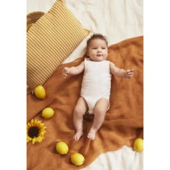 Lot De 3 Bodies Sans Manches Unis Pour Bébé Garçon