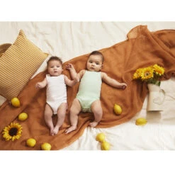 Lot De 3 Bodies Sans Manches Unis Pour Bébé Garçon -Orchestra ON531P BLA 11 X